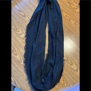 Black sweater scarf.